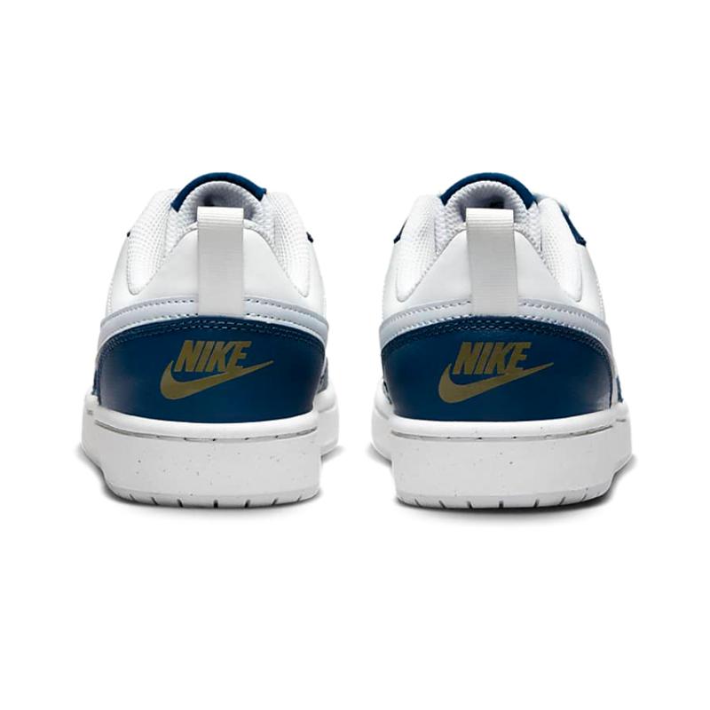 Nike Court Borough Low 2 White Valerian Blue GS Sneakers BQ5448-121