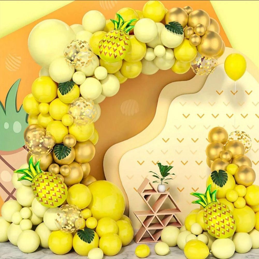Fruit Theme Decorative Ballon Set Multicolor Party Balloons Creative Ballon Arch Kit  Gift
