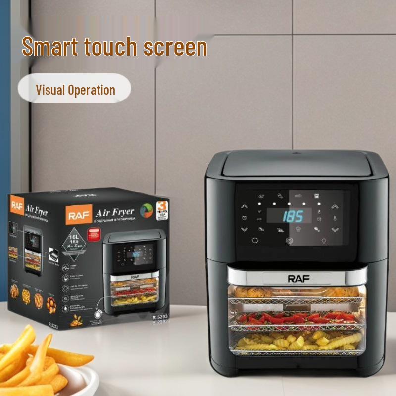 Умная многофункциональная аэрофритюрница-духовка 12 л с сенсорным экраном и большой вместимостью