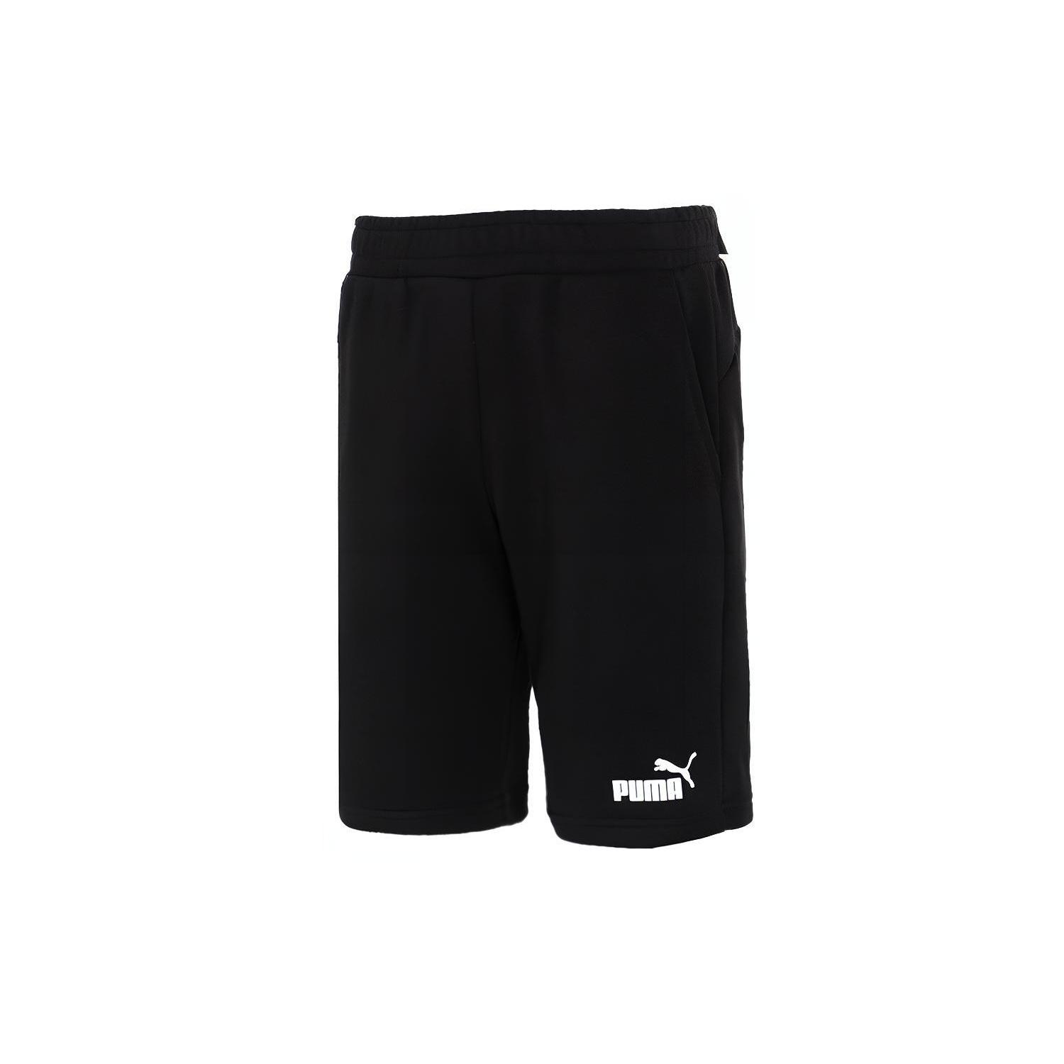 PUMA Essentials+ 12 Shorts Black White Men s 588739-01 M