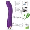 Dildo Vibrator 10 Geschwindigkeiten Frau Masturbator G Spot Erwachsene Sex Spielzeug Anal Plug Silikon USB Aufladen