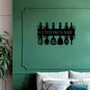 1pc Personalized Culinary Wall Sculpture, Custom Rustic Kitchen Sign Plaque for Lounge Office Veranda Courtyard, Ideal Gift