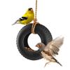 Waterproof Hanging Bird Feeding Bowl Handmade Bird Food Container Feeding Station  Outdoor Backyard