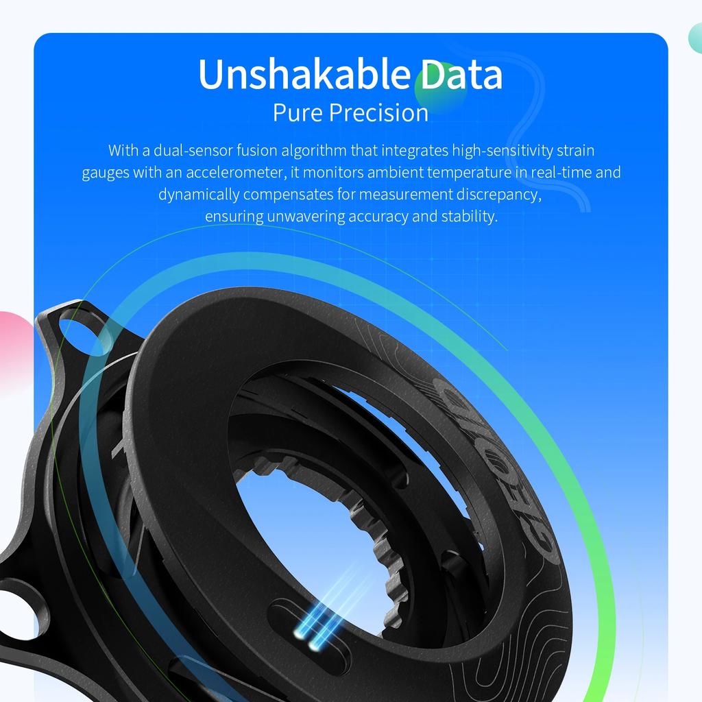GEOID PM500 Power Meter 110BCD 4 Bolt Crank 24mm Spindle ANT+ Bluetooth Road Bike Power Meter for Shimano
