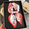 Shawl, headscarf, high-grade silk scarf, scarf feeling, European and American square scarf, toucan, small square scarf, sunscreen neck simulation silk