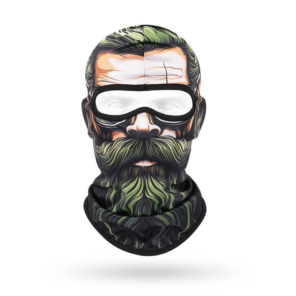 Beard Pattern Full Face Scarf Breathable Head Cover Cap Hood Caps Cycling Mask Outdoor