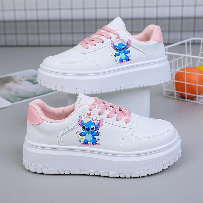 

Muffin little white shoes women s 2025 new popular original design versatile shoes simple and lightweight board shoes casual shoes 36 розовый