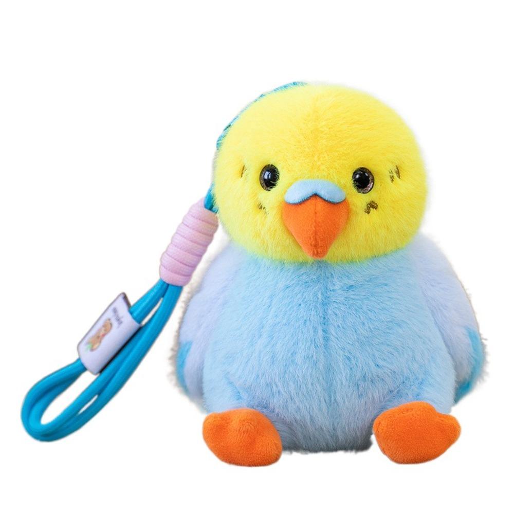 Realistic Bird Plush Keychain Simulation Furry Birds Keyrings Bird Doll Pendant  Boys and Girls