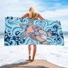 Aktivní plážová osuška 70 * 140 Kolekce, Tištěná plážová osuška z mikrovlákna, Savá osuška 70 * 140 cm 230 g