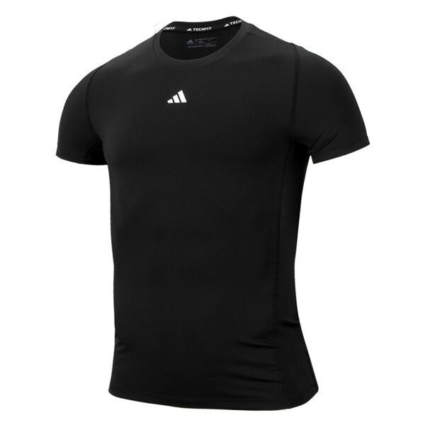 Adidas TechfiT ShorT Sleeve T shirT sporTs Training fiTness Running Exercise 233