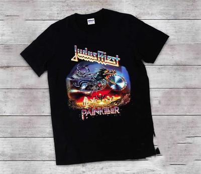 Judas Priest Painkiller Rare T Shirt Mens Womens Tees Top Black Men  S M L 234XL  A188