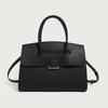 2024 Cross-Border Women's Handbag Briefcase for Commuting, Genuine Leather Original Niche Tote Bag, Large Capacity Simple Handbag
