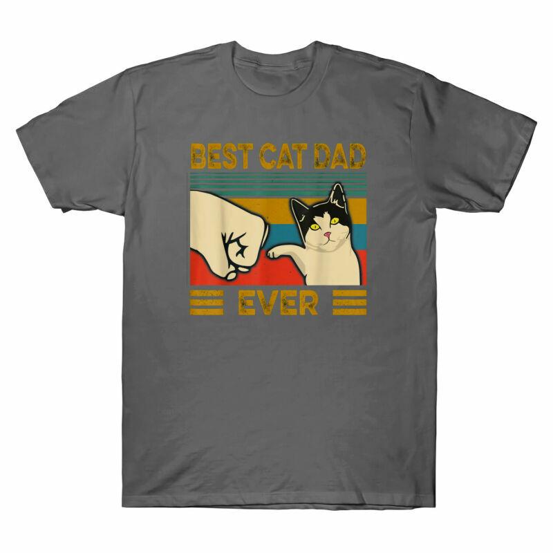 Bump Ever Cat Cat Dad Fit Tshirt Funny Best Vintage Tee Unisexs Retro Lover Cotton