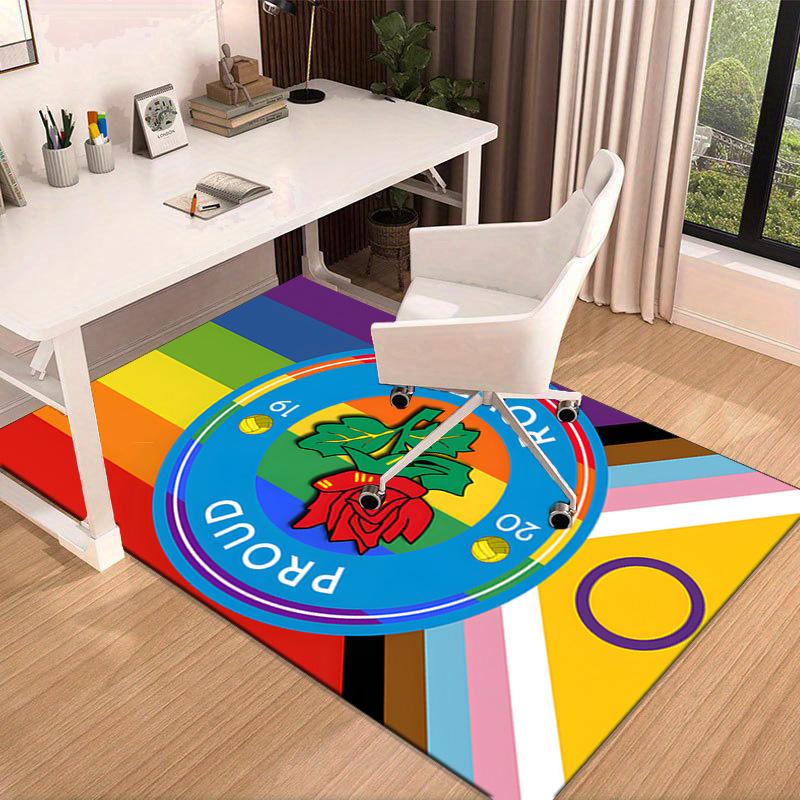 Rovers Crest Football Club Printed Area Rug for Office, Chair Rug, Decorative Carpet Floor Mat, Large Size Fan gifts Christmas gifts