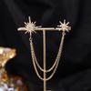 Baroque Rhinestone Pearl Corsage Necklace Brooch - Retro British Court Suit Accessory