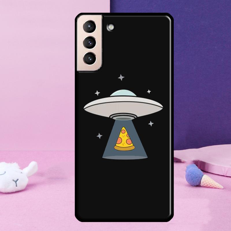 Alien Martian UFO Phone Case For Samsung Galaxy S25 S24 Ultra S9 S10 S20 S21 S22 Plus S23 FE S24 FE Cover