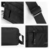 Li-Ning Crossbody Bag, Shoulder Bag, Underarm Bag, Commuter Bag, Cycling Bag, Travel Bag, Black