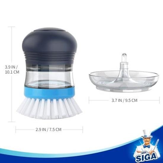 MR.SIGA One-Push Handy Kitchen Brush (with Holder)
