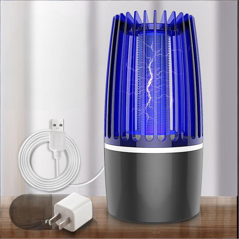 Electric Mosquito Killer Lamp With Usb Rechargeable And Night Light For Indoor Outdoor Use
