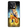 Phone Case - MANIACASE - Xiaomi Redmi Note 13 5G - Silicone TPU - Pattern Goku Kneeling - Black