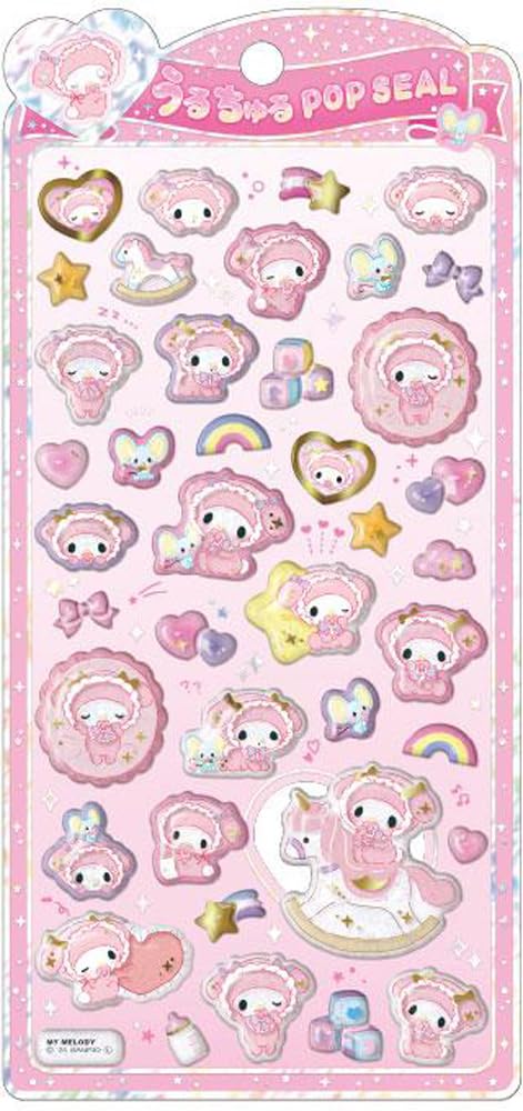 

CRUX My Melody Baby Pop Stickers Puffy 3D Smartphone Decoration 131784 - -