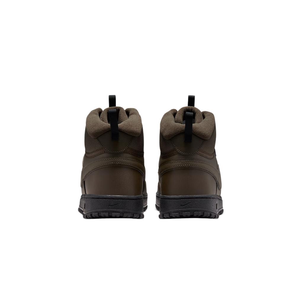 Nike Court Vision Mid Fabric Leather Lace-Up Round Toe Retro Classic Cushioning High-Top Sneakers Men Sneakers DR7882-200