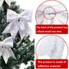 DIY Colorful Bow Ornaments Pearl Cotton Christmas Tree Ornament  Happy New Year Decoration