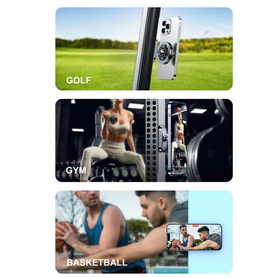 Golf Cart Phone Holder Magnetic Smartphone Holder on Golf Cart Phone Holder for MagSafe Phones Golf Cart Accessory Men Dad Golfers Gift