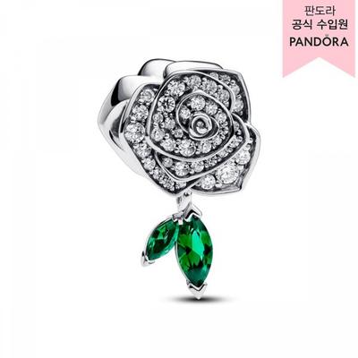 SparklIng Rose In Bloom Charm 793201c01