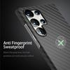 For Samsung Galaxy S24 Ultra Case Anti-drop PC Carbon Fiber Texture Phone Guard Cover