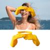 Ruční Sluneční Clona Sluneční Klobouk Lehký 3D Tištěný Hands-Free Stínící Klobouk na Obličej Ochrana proti UV Paprskům Klobouk ve Tvaru Dlaně pro Ochlazení