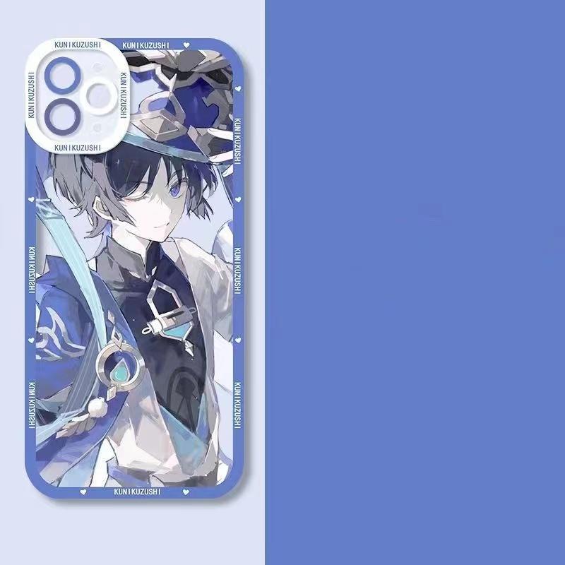 Genshin Impact Handyhülle Für Samsung S25 S24 S20 S21 S22 S23 Plus Ultra S20 S21 S23 FE A16 Wanderer Neuvillette Furina Hülle