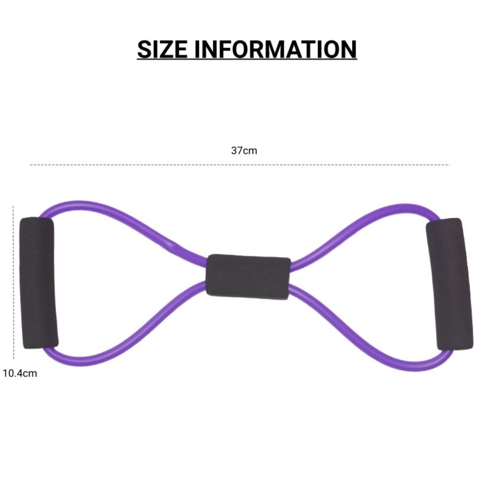 8-förmige Widerstandsbänder Zugseil Brust Arm Rücken Schulter Dehnbänder Trainingsgeräte für das Heimtraining Krafttraining