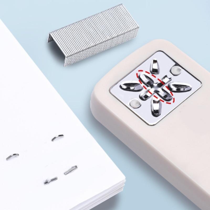 360 Grad Drehbarer Hefter 25 Blatt Kapazität für Broschüren, Prospekte, Zeitungen, Flugblätter, Preisliste, Heften, Bindung