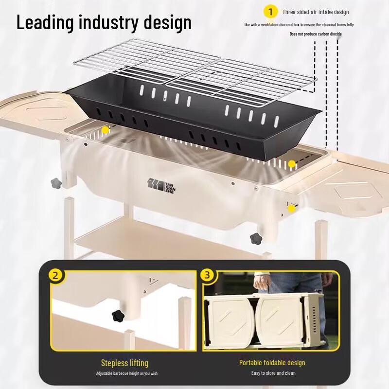 Explorer Portable Folding BBQ Grill