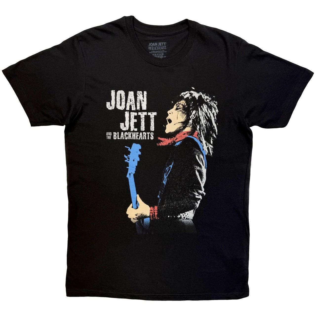 Joan Jett - Blue Guitar - Black t-shirt M