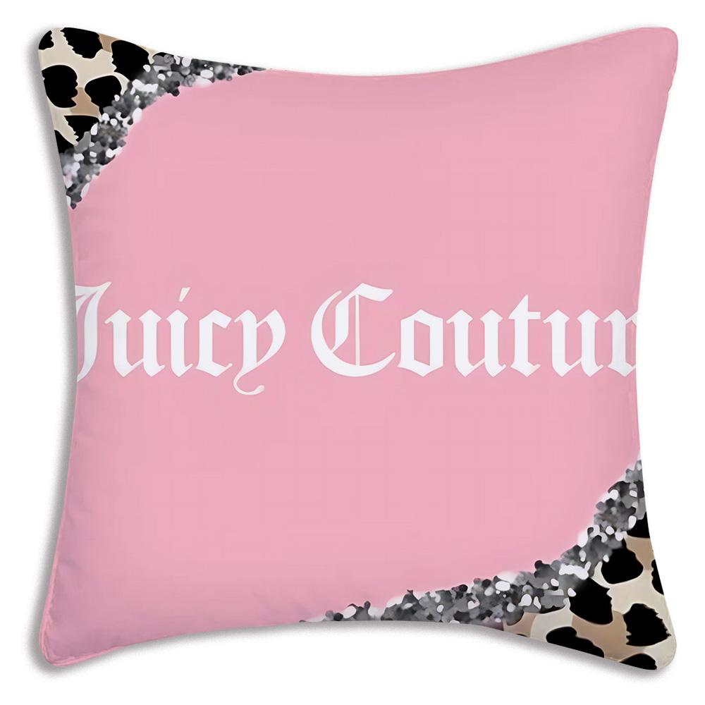 Fashion J-Juicys Pink C-Couture Pillow Covers Cartoon Sofa Decorative Home Double-sided Printing Short Plush Cute Cushion Cover