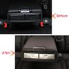 Car Rear Armrest Box Car Cup Holder Sticker Cover Fit For Mercedes Benz C Class W205 GLC X253 GLA X156 A Class CLS Car Styling