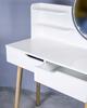SCANDI dressing table with mirror, Scandinavian cosmetics