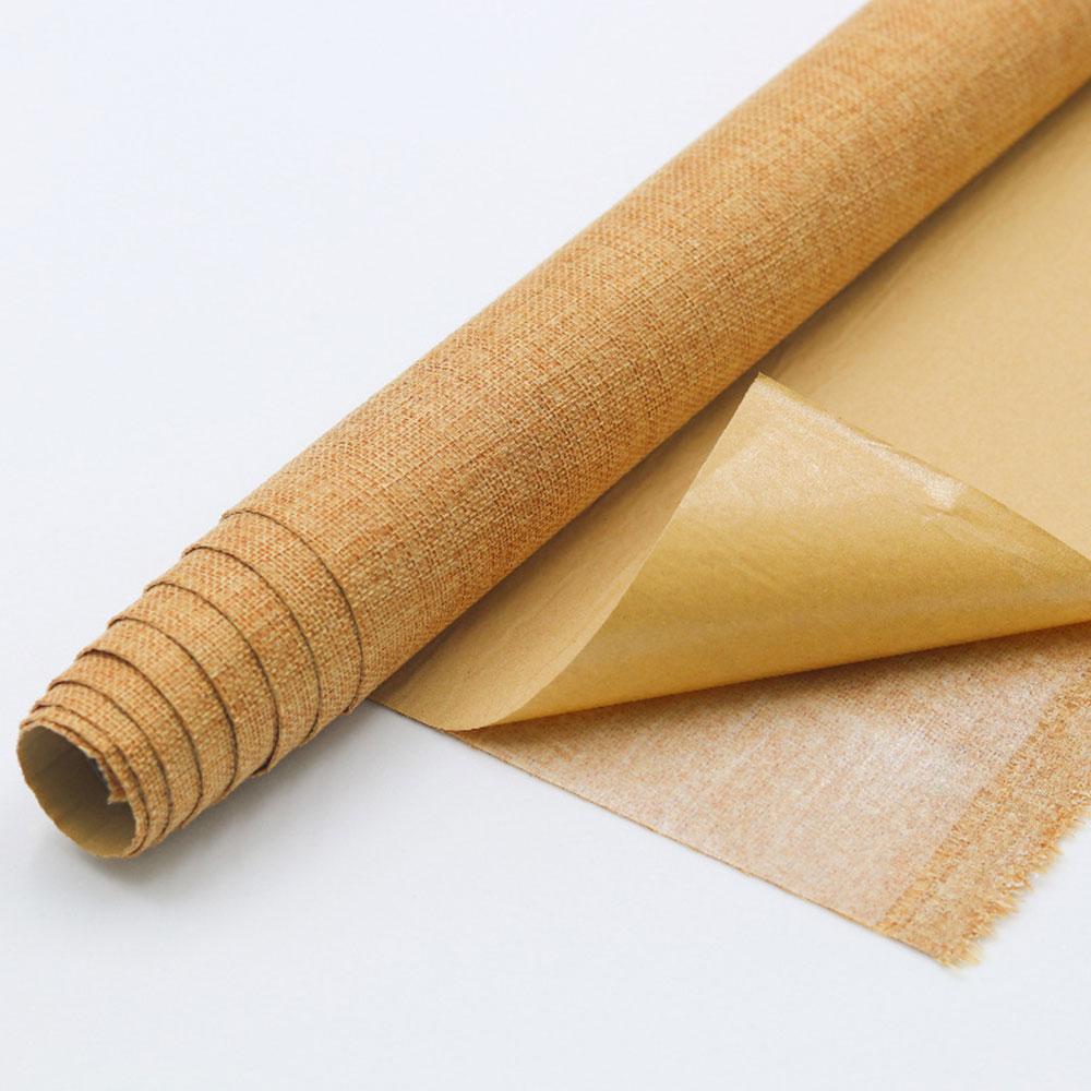 7.8 x 47inch Self-adhesive Linen Fabric For Handmade Book Cover DIY Wall Cabinet Renovation Gifts Box Frame Pillow Decoration