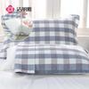 Pure Cotton Plaid Pillow Towel Cover