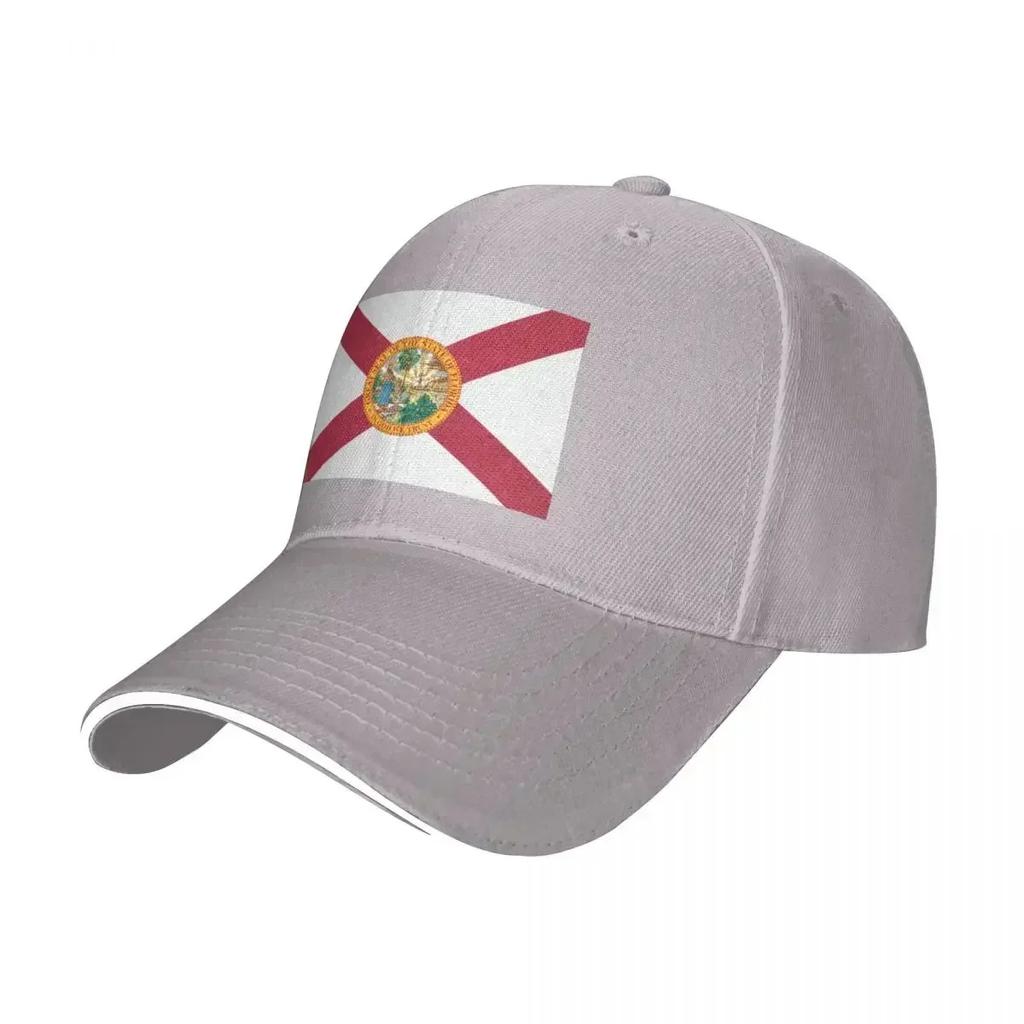 Gorra de Béisbol con Bandera del Estado de Florida Sombrero de Diseñador Sombrero para Fiesta de Espuma Gorra de Pesca Protector Solar Para Mujeres Unisex
