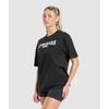 Gymshark CollegiaTe LifesTyle Oversized T shirT Black B2c1b Bb2j