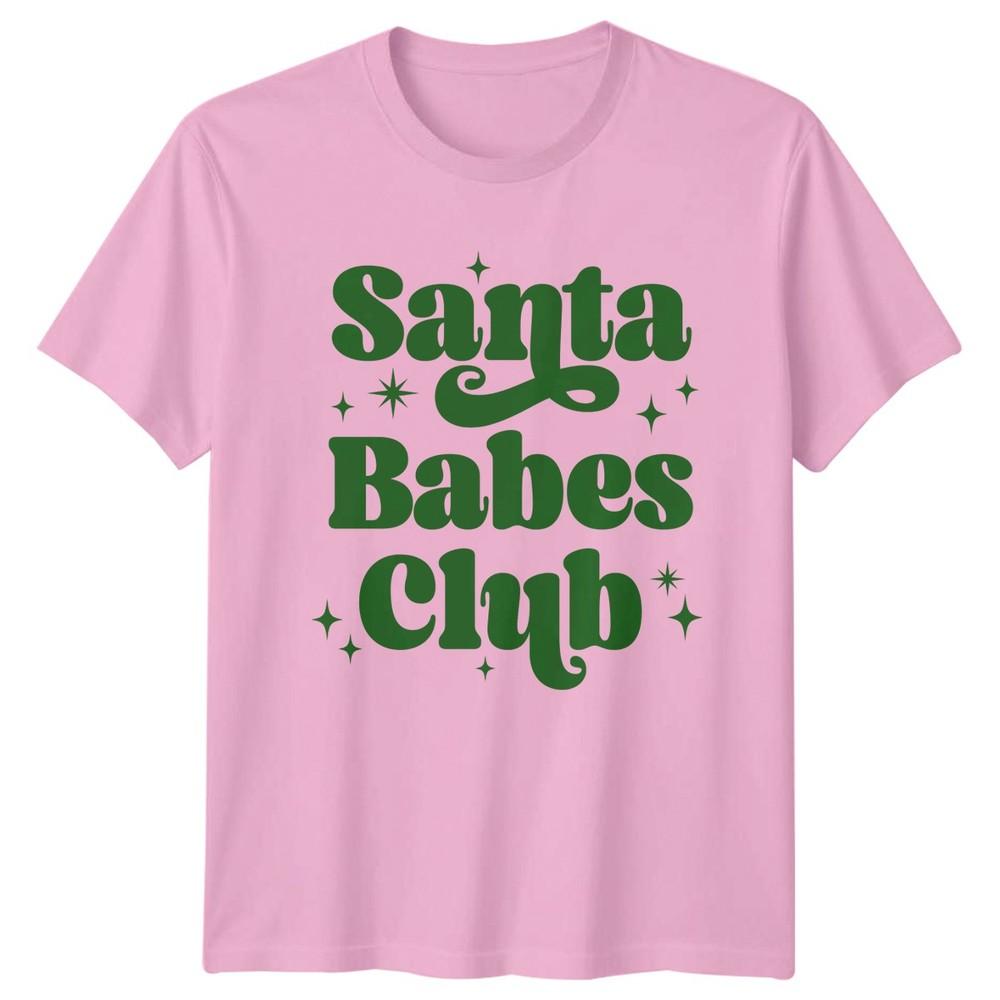 Santa Babes Club Christmas Holidays Unisexs TShirt Unisexs Tee Graphic Unisex