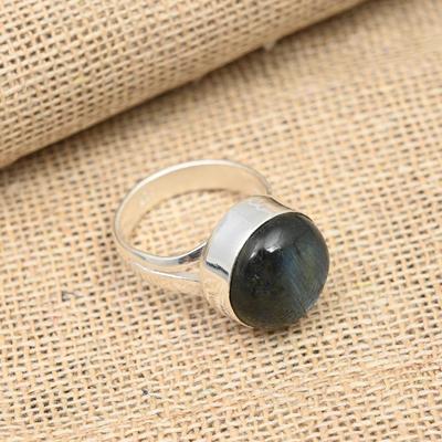 Labradorite Gemstone Handmade 925 Sterling Silver Ring Jewelry For Thanksgiving