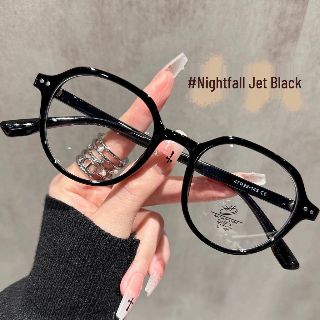 TR90 Tortoiseshell Eyeglasses Frame for Women - Lightweight, Prescription-Ready, Slimming Design, Square/Round Fit for Bare Face