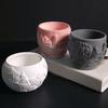 Practical Florals Flower Pots Sturdy Silicone Mould Cement Plaster Craft Supplies for Garden and Indoor Decoration