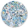 10 30 60Pcs Blue Cute  Anime Stickers Decal Diy Suitcase Laptop Scrapbook Phone Guitar Graffiti Cartoon Sticker Kids Toy