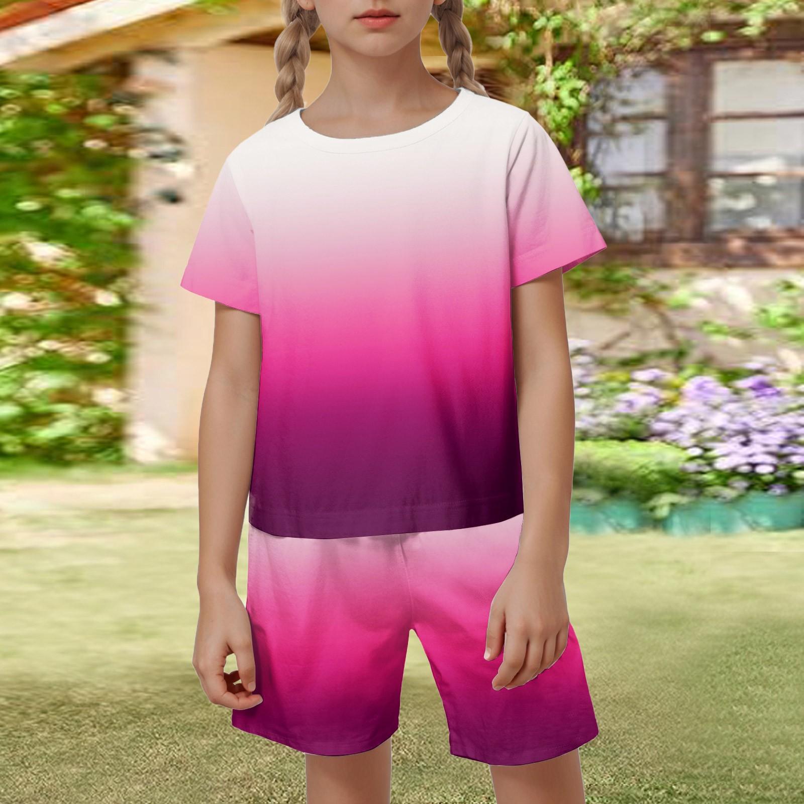 

Детский патриотический наряд - комплект из 2 предметов: короткий рукав и шорты для мальчика и девочки 140