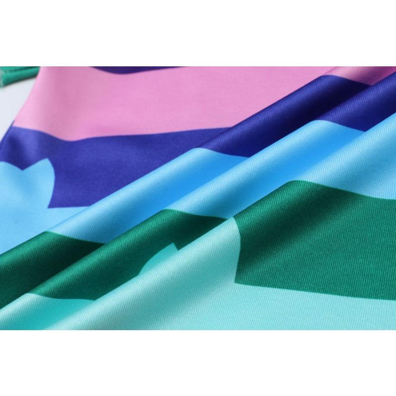 Casa delle Bambole di Gabby Europea Tulle a Strisce Set da 3 Pezzi Gonna Gonfia per Bambina con Borsa